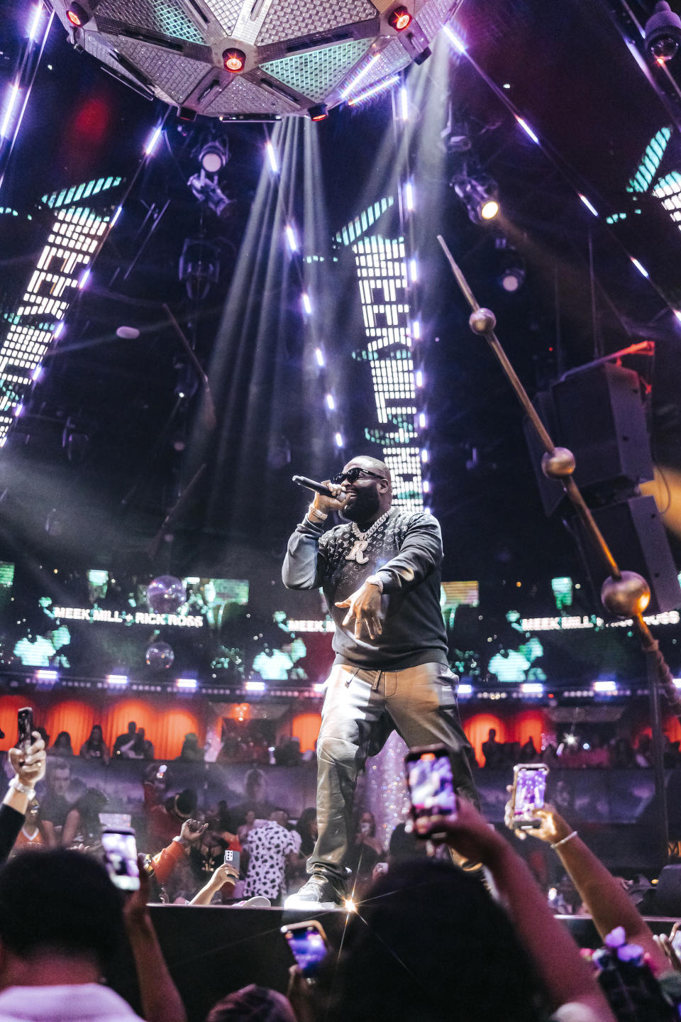 Rick Ross performs at Drai's in Las Vegas, Nevada. 