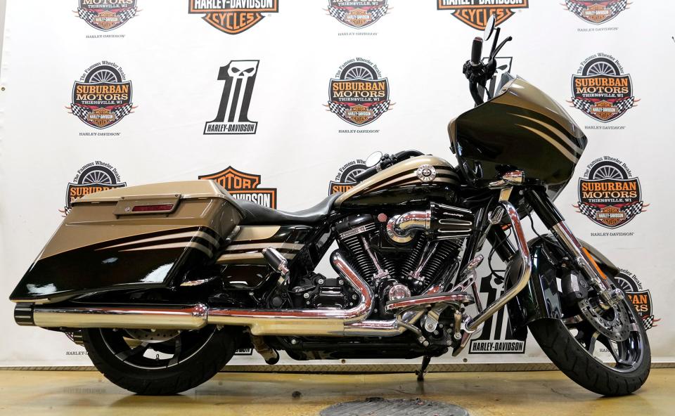 The Harley-Davidson CVO Road Glide, seen at Suburban Motors Harley-Davidson in Thiensville on Wednesday, July 5, 2023, is one of the top selling motorcycles that have helped Harley's legacy.