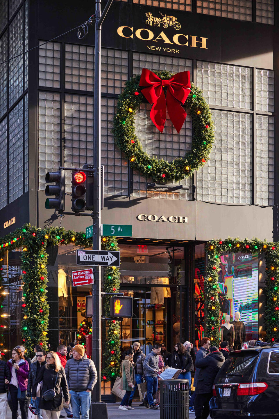 Black Friday shoppers in New York City.