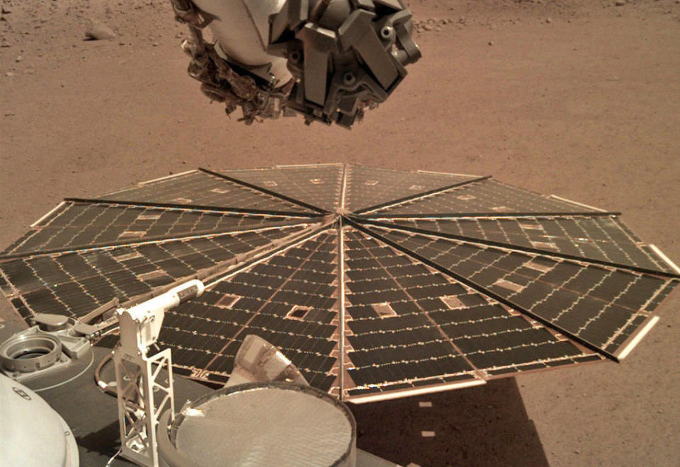 The craft took a selfie on Mars (NASA)