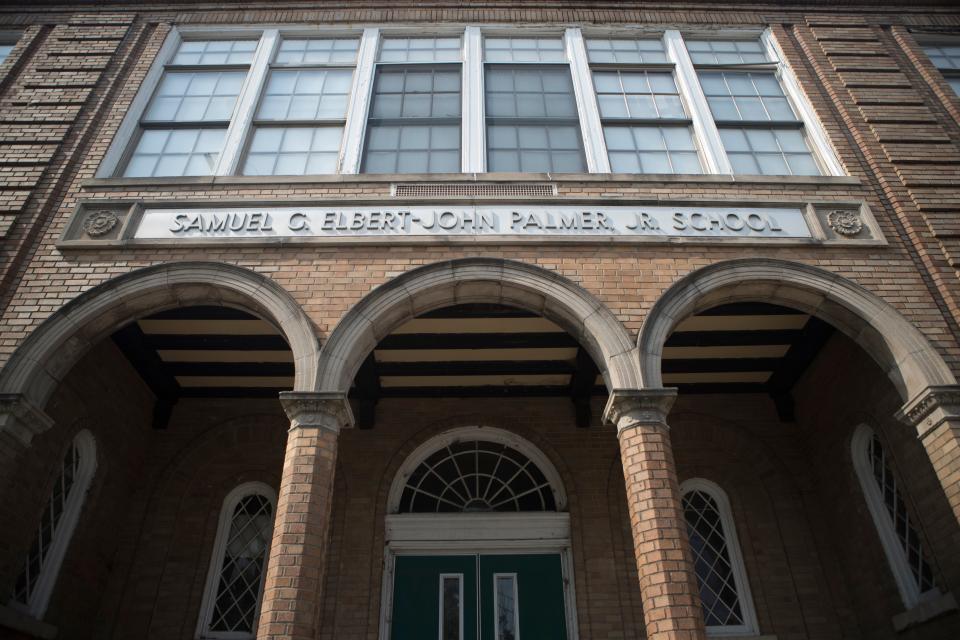 The empty Elbert-Palmer School has become an eyesore for Southbridge residents and community leaders on Thursday, July 22, 2021.