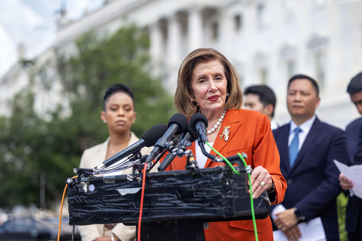 Nancy Pelosi Nathan Posner/Anadolu via Getty Images