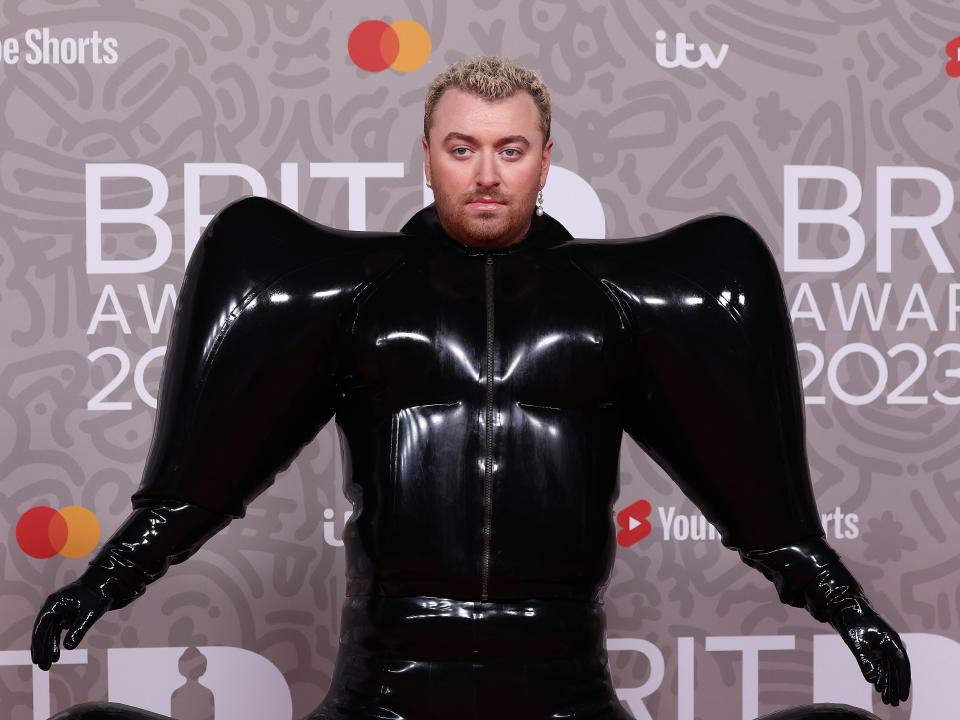 Sam Smith at the 2023 Brit Awards.