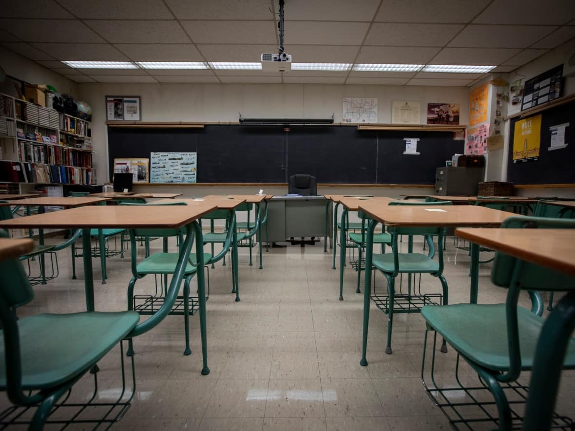 The report released by the Council of Ministers of Education focuses on Canadian kids in Grade 8.  (Evan Mitsui/CBC - image credit)