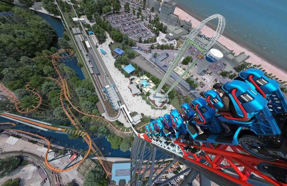 A look at Cedar Point's Top Thrill 2 coming in 2024.