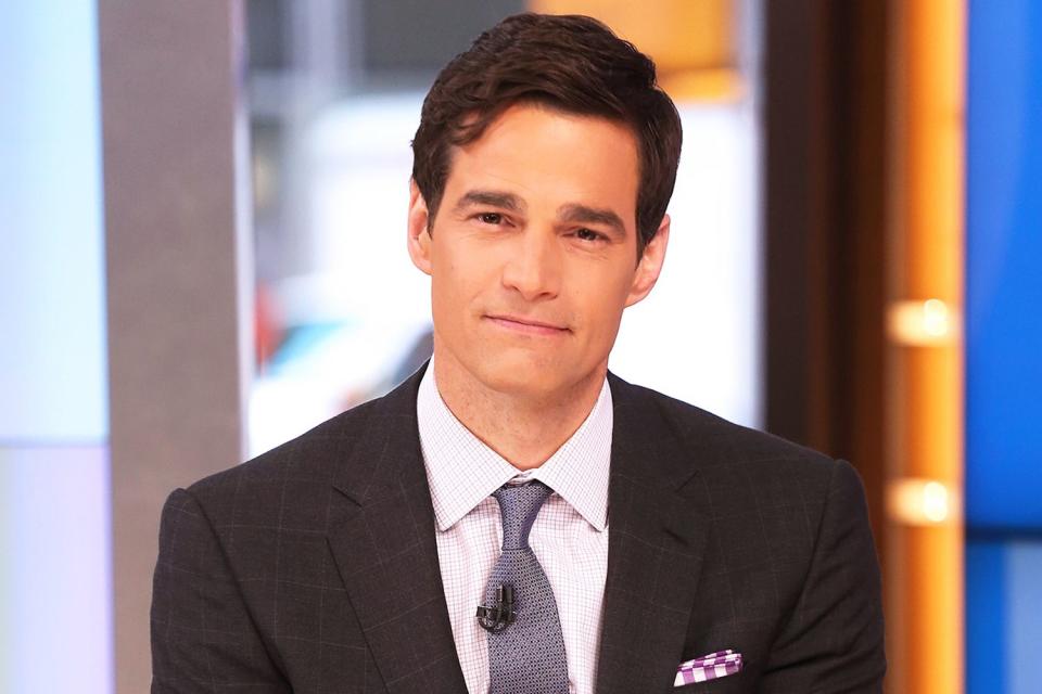 <p>Lou Rocco/Disney General Entertainment Content/Getty</p> Rob Marciano on 