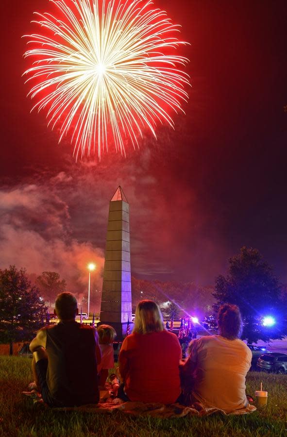 Fireworks, such as these seen in Gadsden on July 4, 2019, can be fun, but they also carry with them a legitimate danger risk.