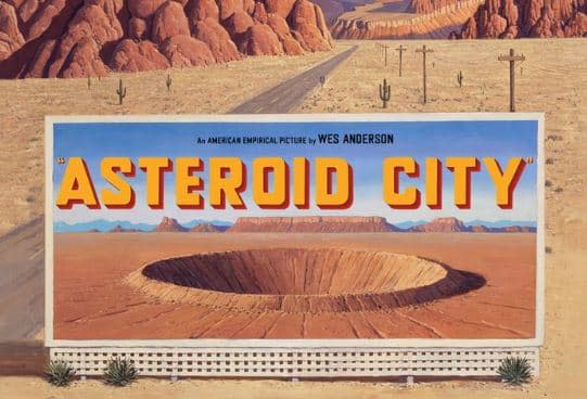 Un détail de l'affiche d'Asteroid City - Wes Anderson