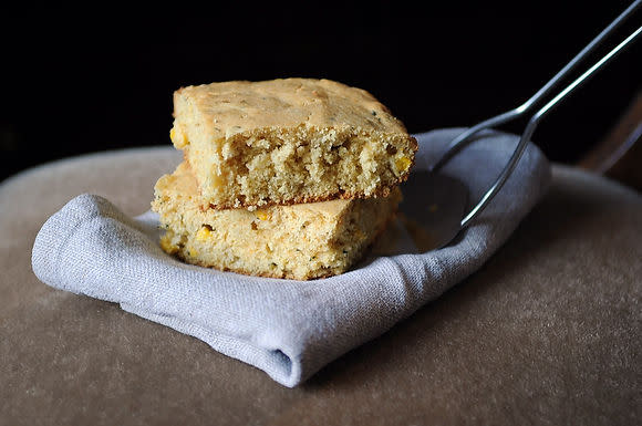 Double Corn Bread with Fresh Thyme