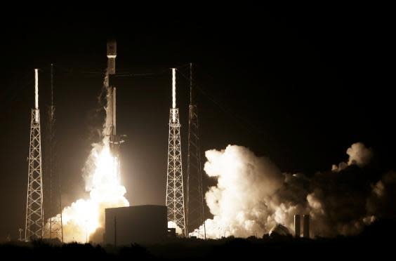 SpaceX Falcon 9 rocket lifts off with Israel’s Lunar Lander (AP)