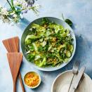 <p>Get in your greens with this butter lettuce, watercress and cucumber salad. It's almost too pretty to eat!</p><p>Get the<strong> <a href="https://www.goodhousekeeping.com/food-recipes/healthy/a30729432/spring-green-salad-apricot-vinaigrette-recipe/" rel="nofollow noopener" target="_blank" data-ylk="slk:Spring Salad Recipe with Apricot Vinaigrette recipe;elm:context_link;itc:0;sec:content-canvas" class="link ">Spring Salad Recipe with Apricot Vinaigrette recipe</a></strong><em>.</em></p>