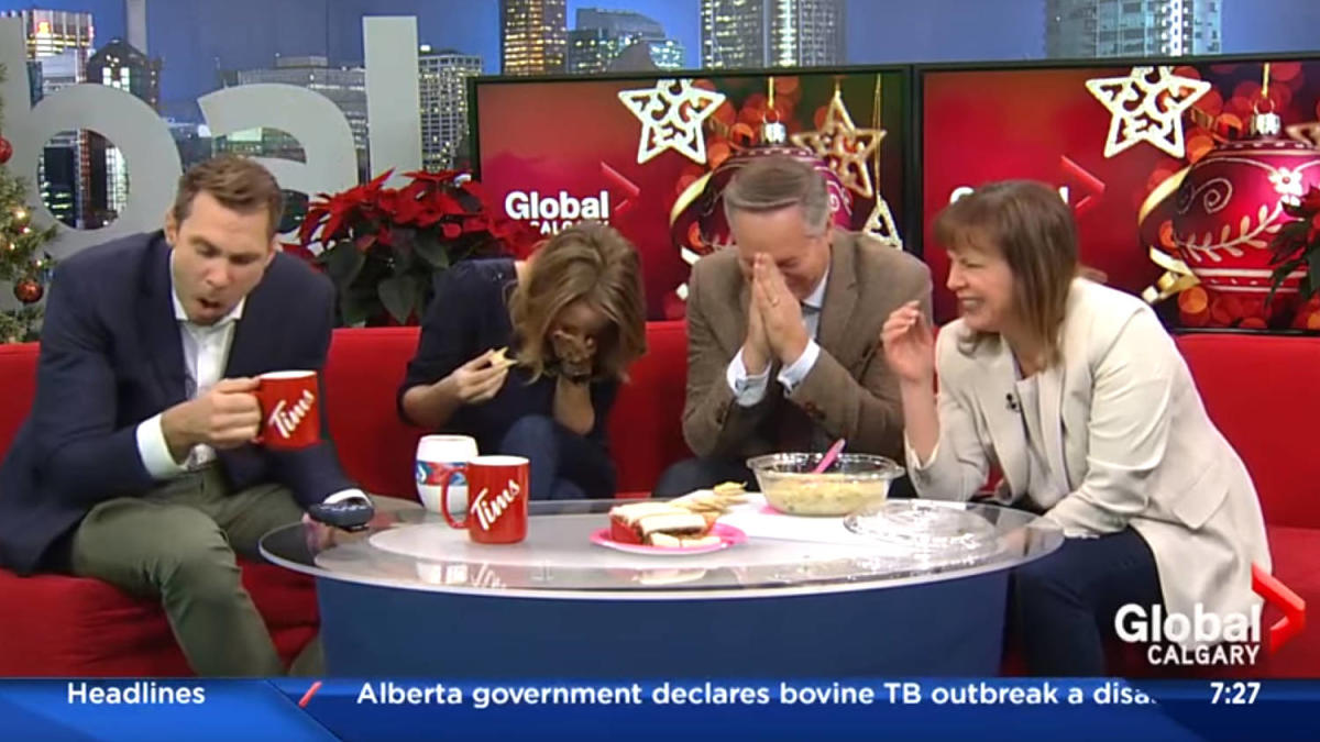 #News Anchors Lose It On Air Over Co-Worker’s Horrible Homemade Holiday Dip