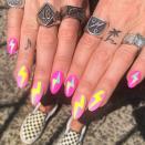 <p>For nails straight out of the Stranger Things mall...</p><p><a href="https://www.instagram.com/p/B3DCIFwljx-/" rel="nofollow noopener" target="_blank" data-ylk="slk:See the original post on Instagram;elm:context_link;itc:0;sec:content-canvas" class="link ">See the original post on Instagram</a></p>