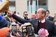 <p>Prince William appeared to chat with crowds who gathered to see the royals outside of Roca. <a href="https://people.com/royals/prince-william-shocks-crowds-in-boston-when-he-gives-shoutout-to-a-superfan-mom/" rel="nofollow noopener" target="_blank" data-ylk="slk:He even hopped on the phone;elm:context_link;itc:0;sec:content-canvas" class="link ">He even hopped on the phone</a> with one fan's mom! </p>