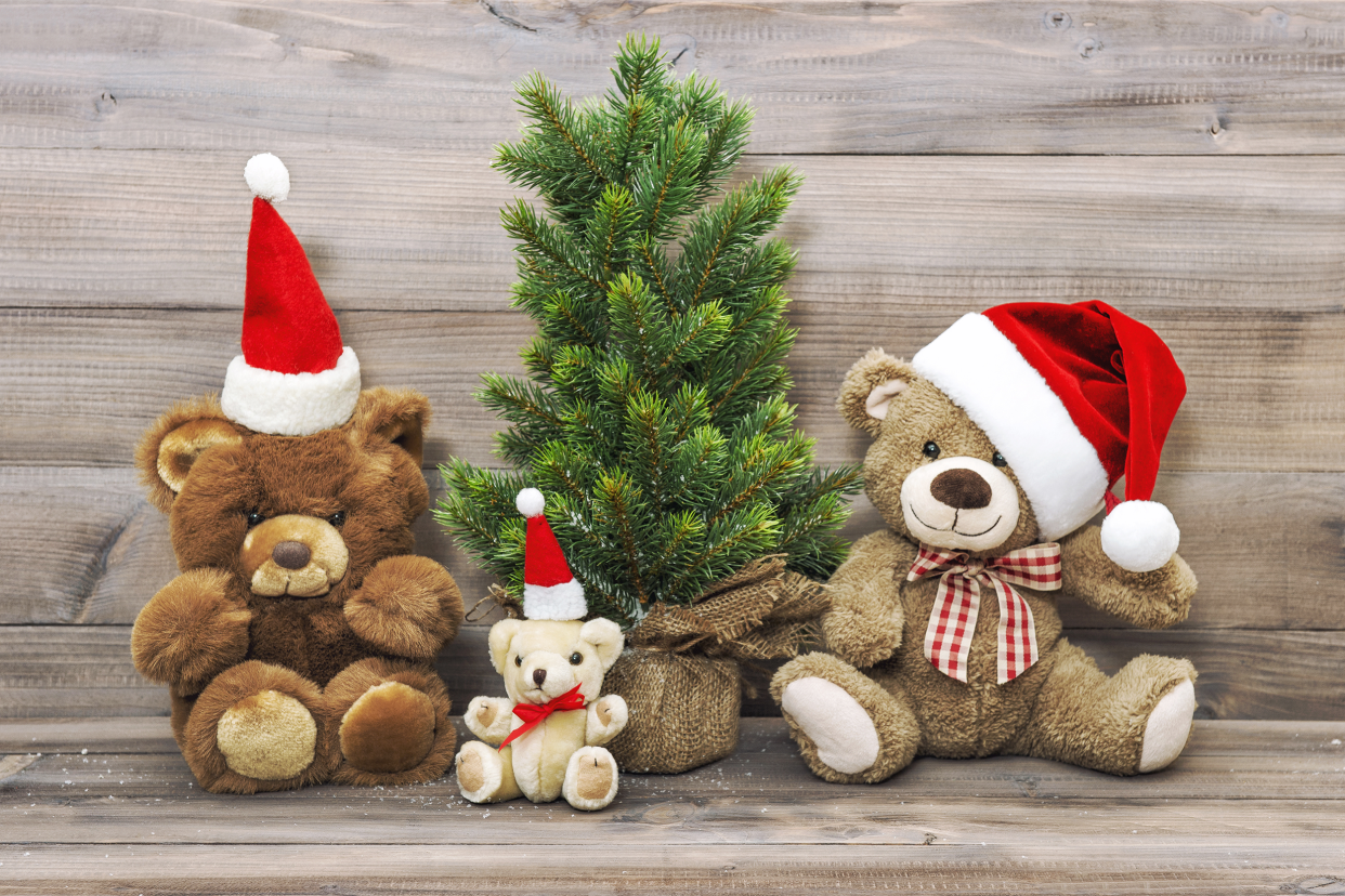 Christmas stuffed animals
