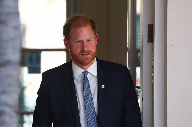 Britain's Prince Harry attends the 2023 WellChild Awards ceremony in London