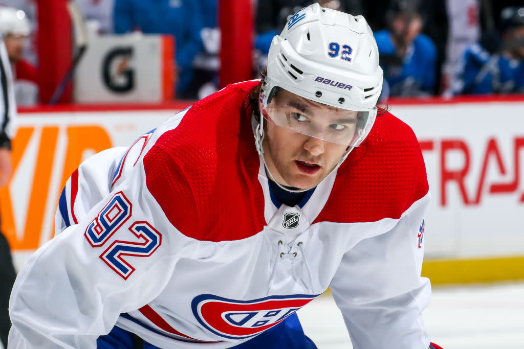 Montreal Canadiens forward Jonathan Drouin opened up about why he abruptly stepped away from the sport in the middle of last season. (Getty)