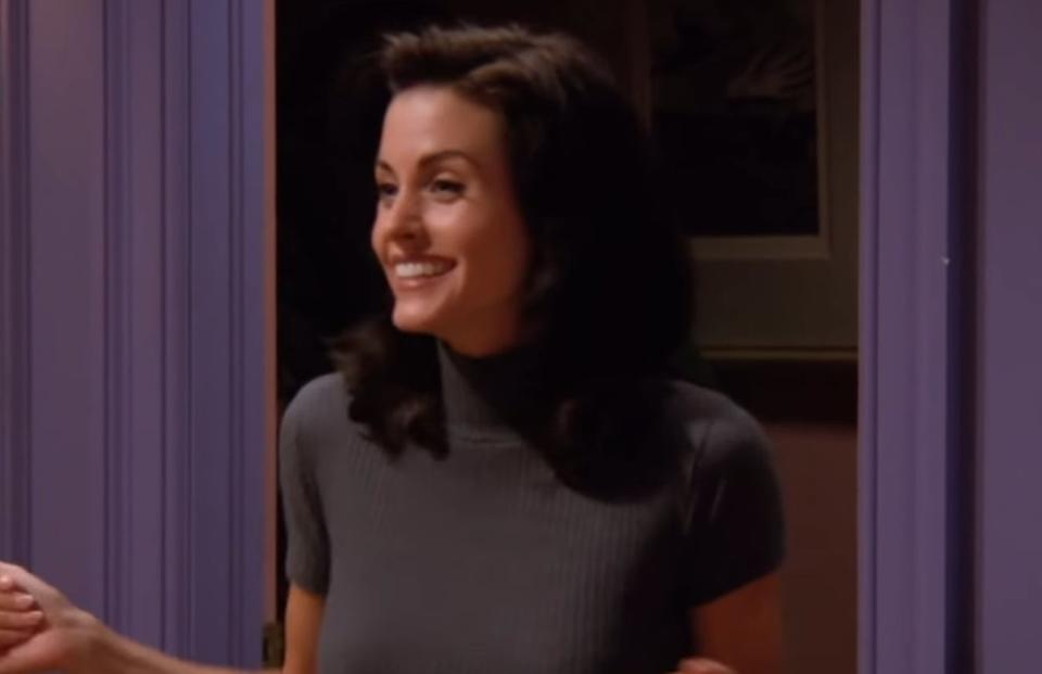 Monica in her apartment in "Friends"