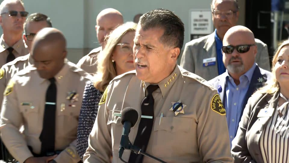 Los Angeles County Sheriff Robert Luna thanked the public and asked anyone with additional information to come forward. - CNN