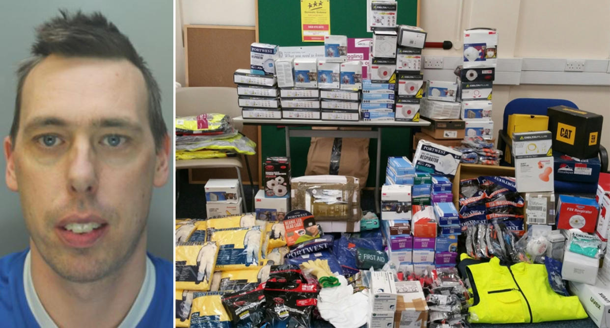 Gary Edwards was jailed for stealing £30,000 worth of PPE (Reach)