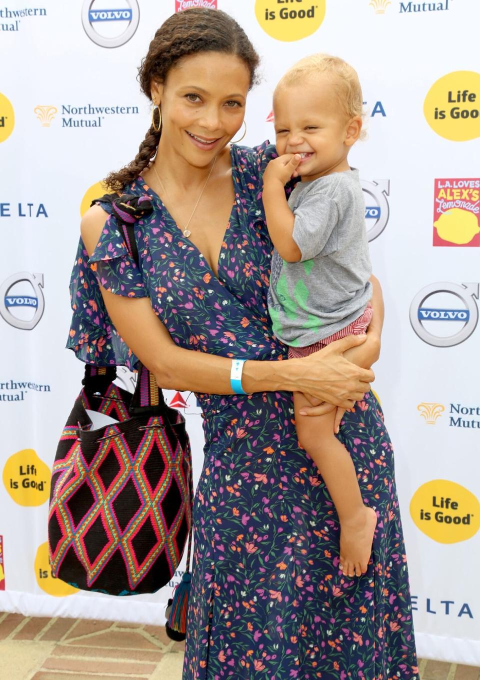 Thandie Newton and son Booker Jombe attend the the 6th Annual L.A. Loves Alex's Lemonade