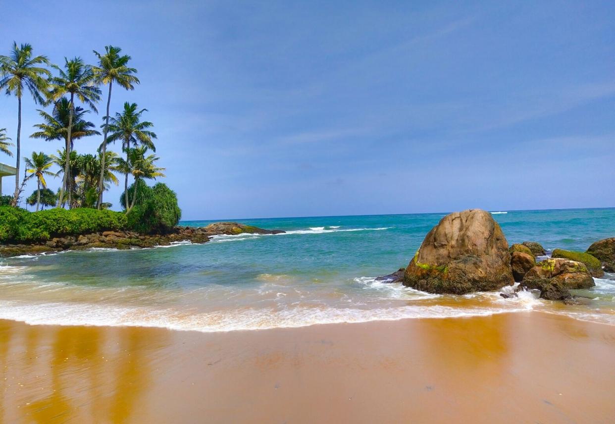 beach shoreline in Dominica