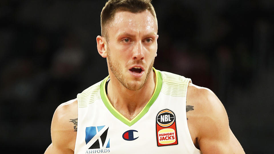 South-East Melbourne Phoenix player Mitch Creek has been stood down by the NBL after being charged with assault. (Photo by Daniel Pockett/Getty Images)