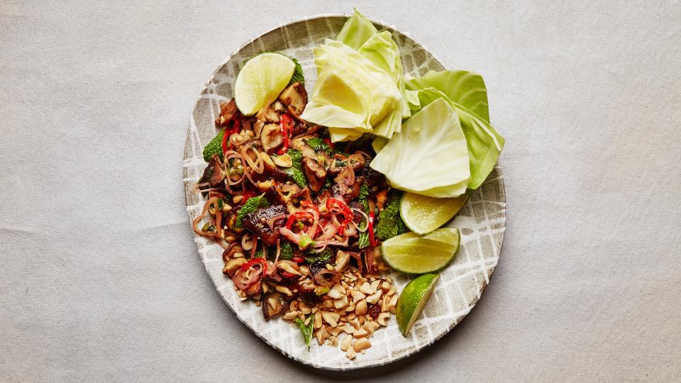 Spicy Mushroom Larb