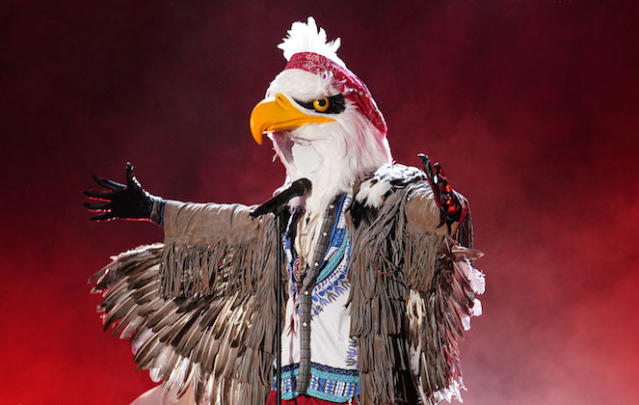 The Masked Singer's Eagle on Getting Into Character & the Smackdown