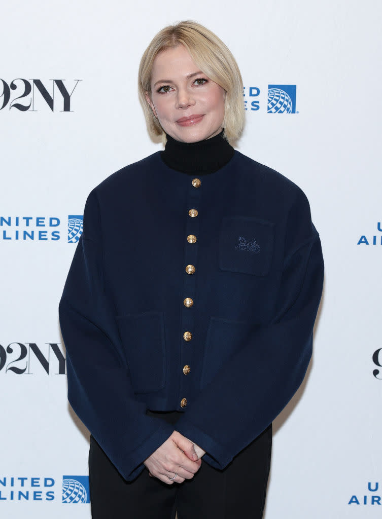 NEW YORK, NEW YORK - MARCH 02: Michelle Williams attends "The Fabelmans" Screening In Conversation at The 92nd Street Y, New York on March 02, 2023 in New York City. (Photo by Dimitrios Kambouris/Getty Images)