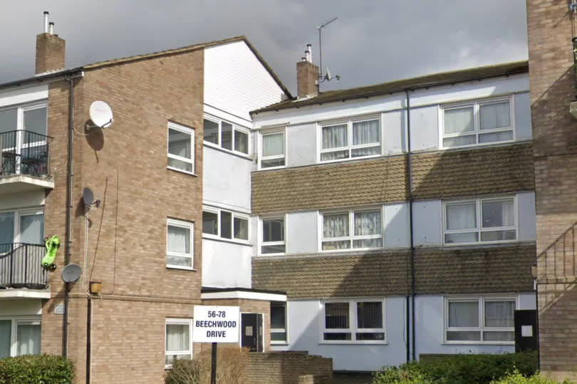 The bomb was found at Ricky Anderson's flat in Beechwood Drive, Woodford -Credit:Google