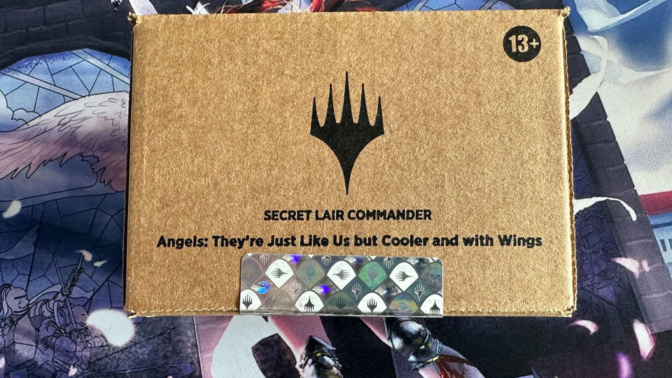 It's a simple box, but it'll definitely be more space-friendly than some of Magic: The Gathering's recent Commander Decks packaging. (Photo: Yahoo Gaming SEA)