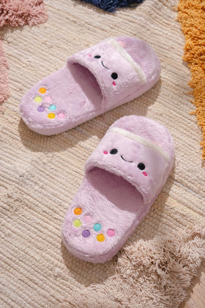 Pearl Boba Tea Plush Slides Limited Edition