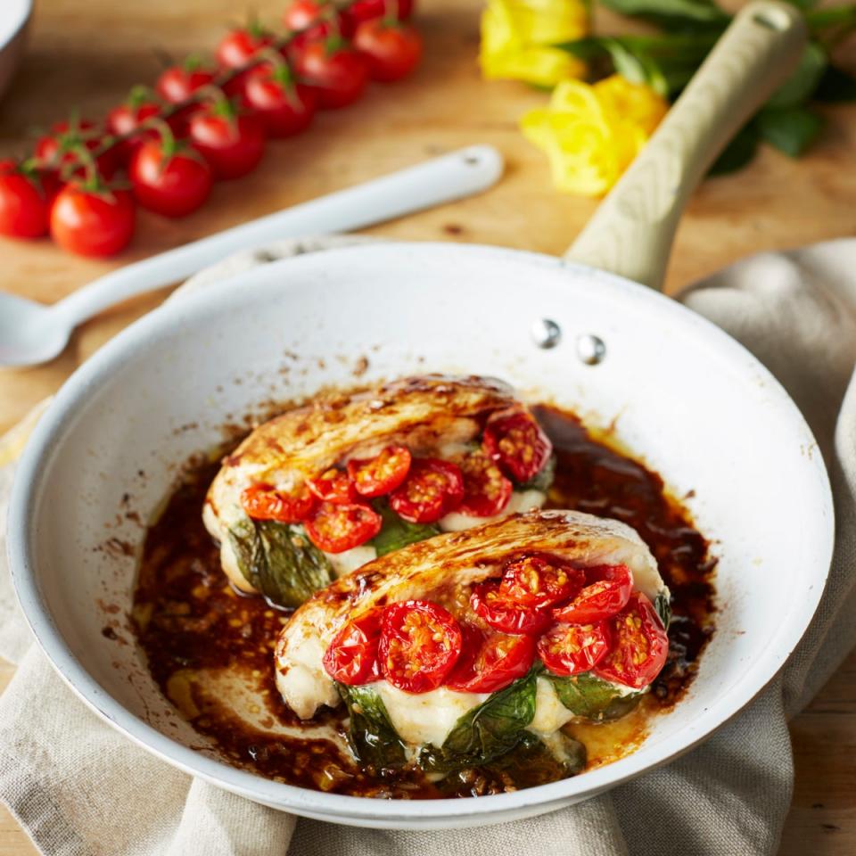 A crowd-pleasing chicken dinner (British Tomato Fortnight)