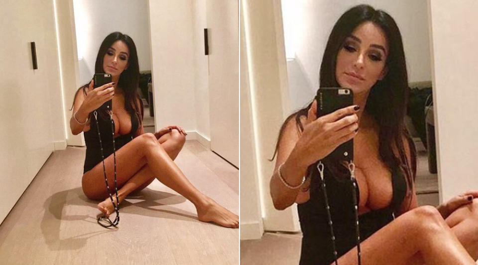 Verona Pooth entfloh über die Feiertage auf die schönen Malediven, wo es zur besinnlichen Zeit zwischen den Jahren offenbar gerne mal ein bisschen … öhm … freizügiger zugehen darf! Dieses Selfie, das Verona im sexy Body mit Mega-Dekolleté zeigt, kommentierte die 48-Jährige jedenfalls mit: “Gestern Abend bevor Dinner-Time mit meiner Familie …” Na dann: Guten Appetit! (Bild: Instagram/verona.pooth)