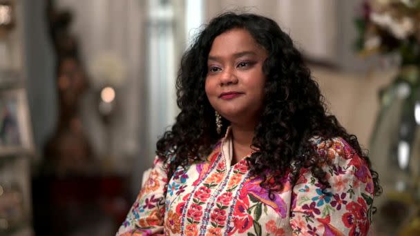 PHOTO: Thenmozhi Soundararajan, a South Asian-American activist, and the executive director of Equality Labs, speaks with ABC News. (ABC News)