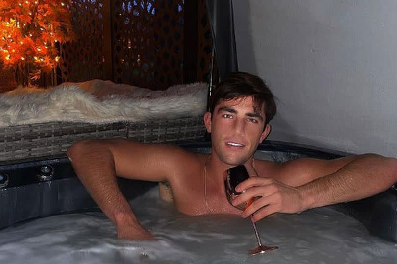 Jack in a hot tub