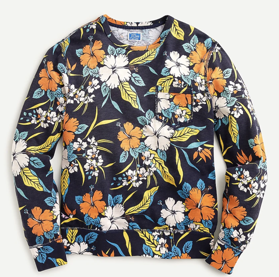 J.Crew Lightweight Sunfaded French Terry Sweatshirt