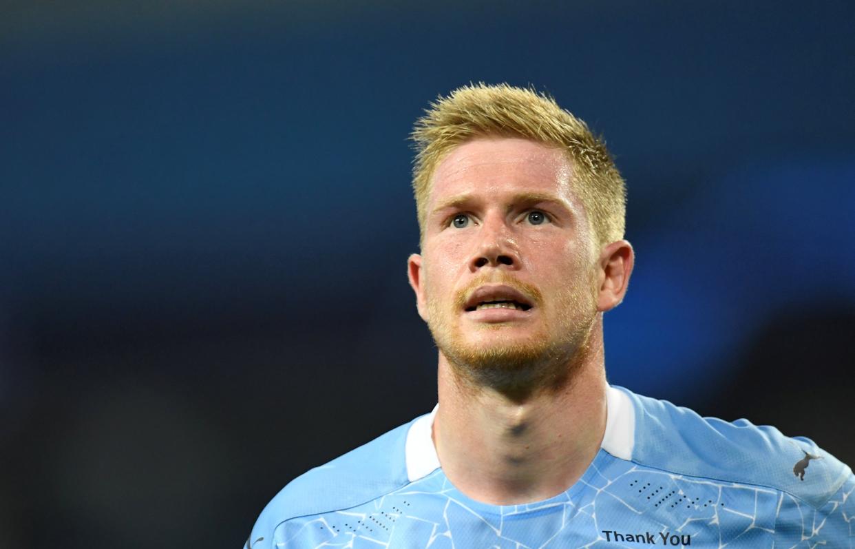 Man City star midfielder Kevin De Bruyne (Pool via REUTERS)