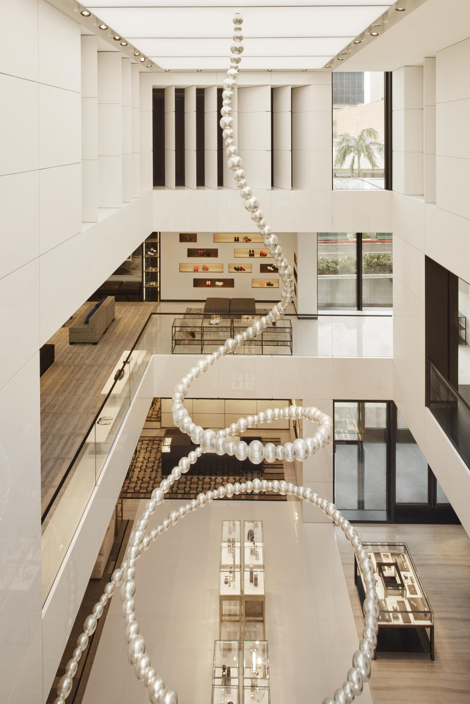 Jean-Michel Othoniel - Golden Lasso -  Sculpture - Chanel Store - Beverly Hills