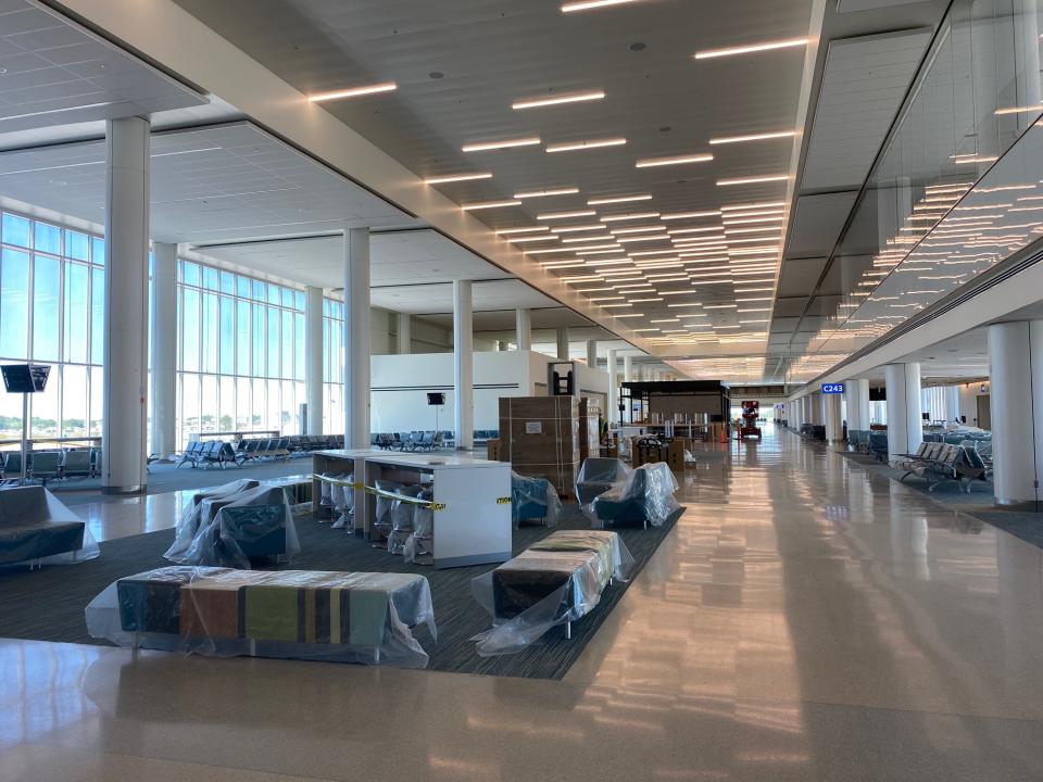 Channel 9 got a sneak peek at Orlando International Airport's new South Terminal C project on Monday.