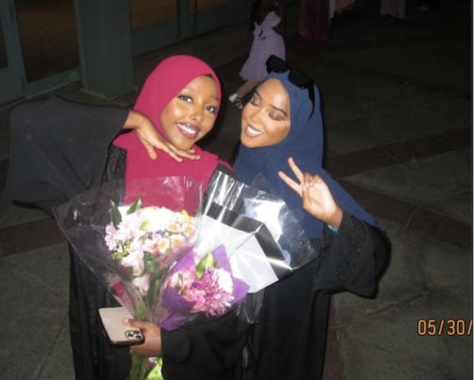Sahra Gesaade, 20, and Salma Abdikadir, 20, were said to be inseparable. (Launchgood)