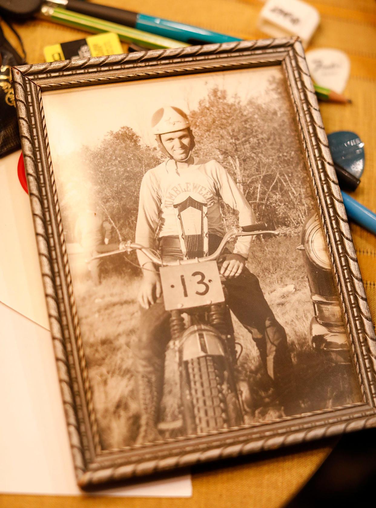 Tom Grono used to ride in dirt bike races every weekend when he was a young man.
