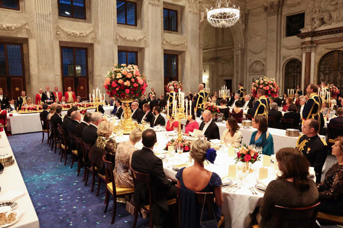 Banquete de Estado ofrecido por Guillermo y Máxima de los Países Bajos a los reyes Felipe y Letizia