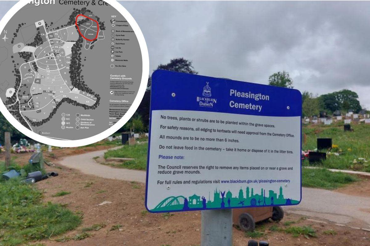 Some roads at Pleasington Cemetery and Crematorium will not be accessible to cars today <i>(Image: for Blackburn with Darwen Cemeteries and Crematorium)</i>