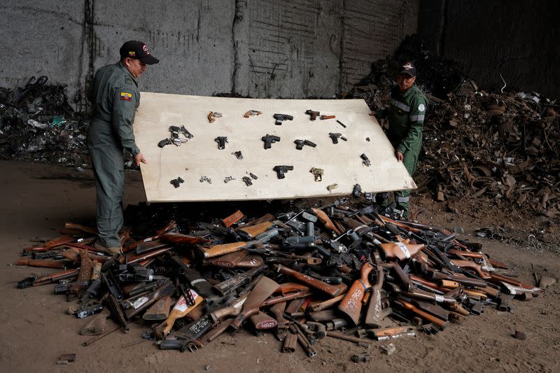 Ecuador struggling to trace foreign guns fueling an epidemic of drug violence