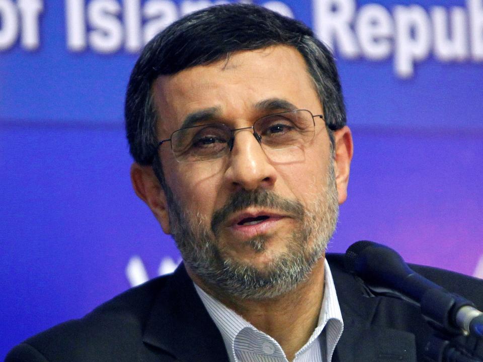 Iran's former president Mahmoud Ahmadinejad: REUTERS