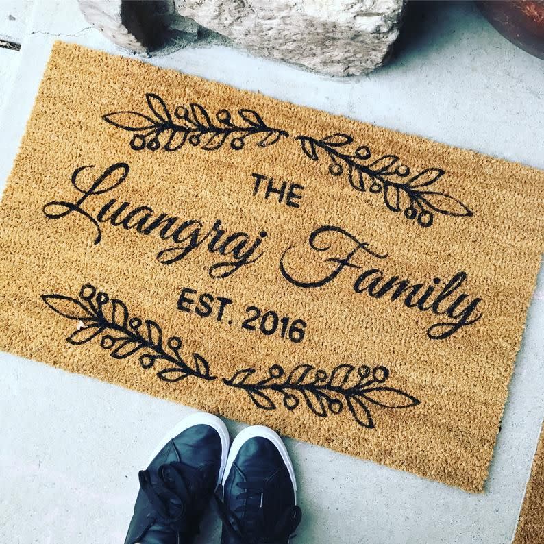 Custom Welcome Mat