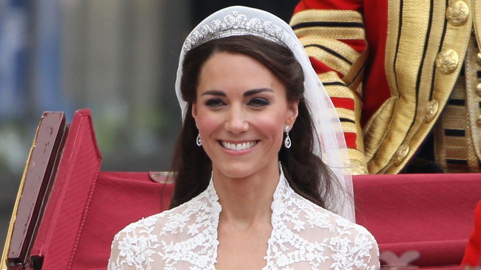 Princess of Wales on her wedding day