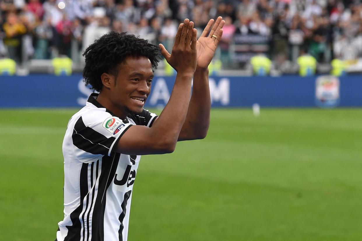 On the move: Cuadrado has permanently joined Juventus: Getty Images